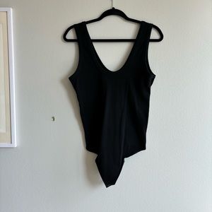 🖤Abercrombie Black Ribbed Bodysuit